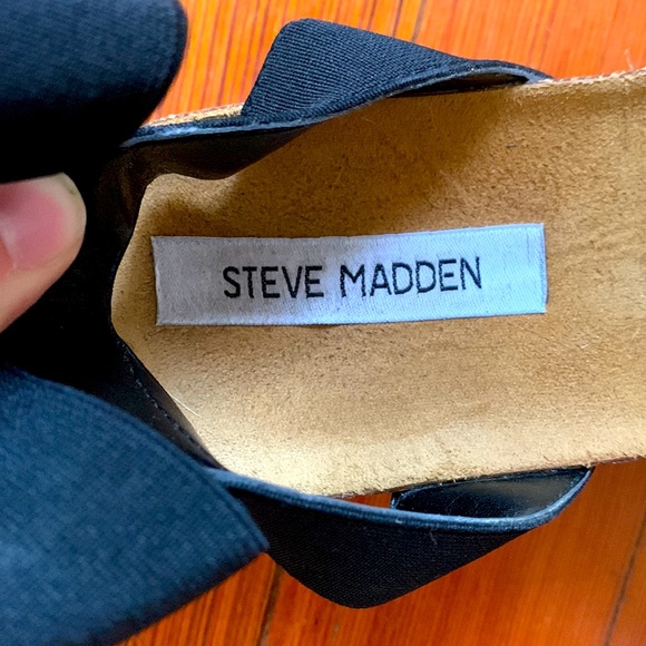 Steve Madden Kimmie Black Sandals Size 10 - Picture 5 of 6